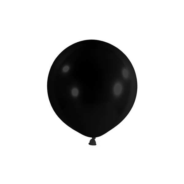 Latexballon Schwarz - XXL/Latex - 80cm/0,40,m³
