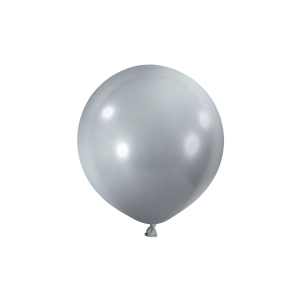 Latexballon - Silber Metallic - XXL - 80cm/0,40,m³