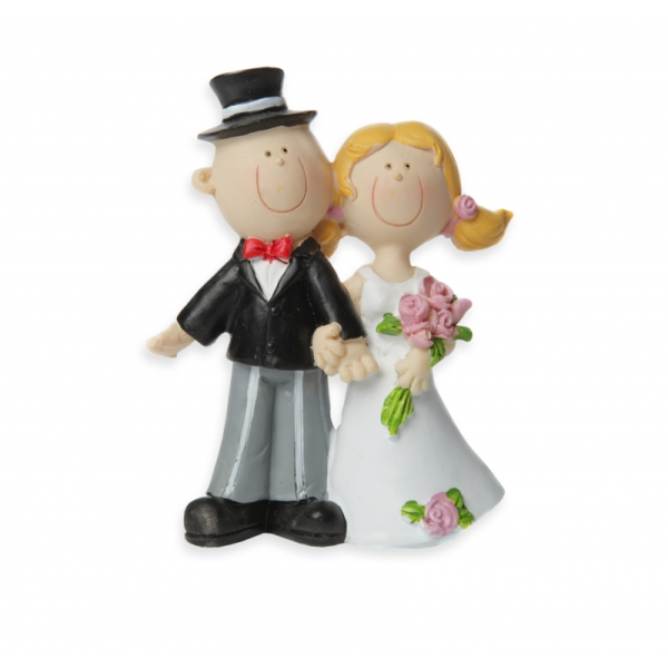 Figur - Hochzeitspaar, Polyresin - 8cm