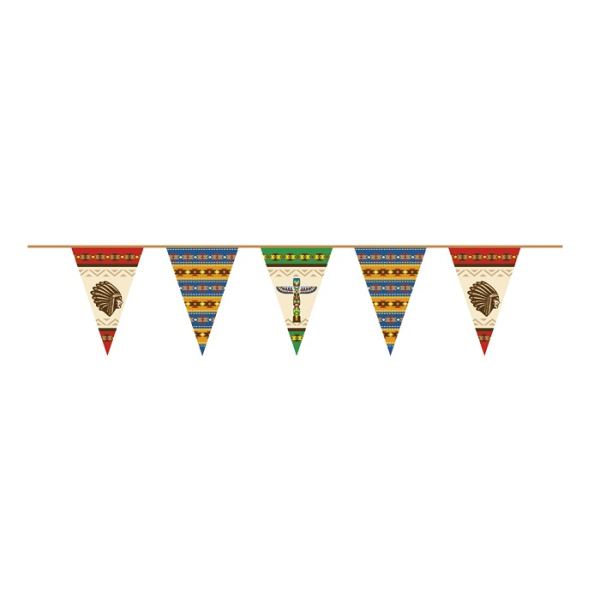 Wimpelkette - Indianer Party - 6m