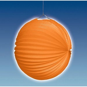 Lampion, orange, 25cm
