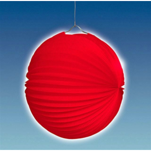 Lampion - rot - 25cm
