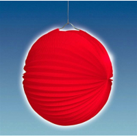 Lampion - rot - 25cm