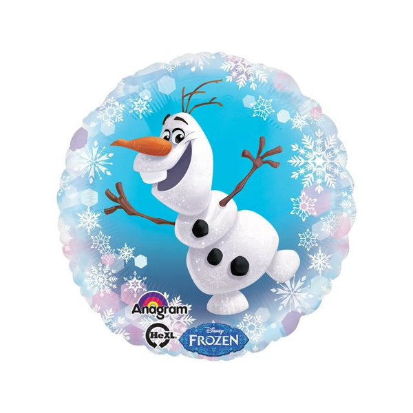 Folienballon - Motiv Frozen: Olaf im Eis II - S - 45 cm /...