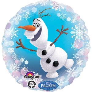 Folienballon - Motiv Frozen: Olaf im Eis II - S - 45 cm /...