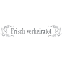 Absperrband - Frisch verheiratet weiß - 15m