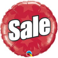 Folienballon - Motiv Sale - S - 45 cm / 0,02 m&sup3;