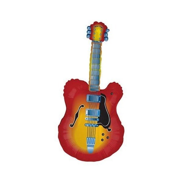 Folienballon - Figur Gitarre - XL - 89cm/0,07m³