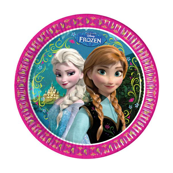 Partyteller - Frozen, ca 23cm (8)