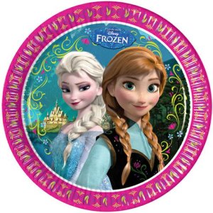 Partyteller - Frozen, ca 23cm (8)