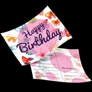 Ballonflugkarte Happy Birthday Version A