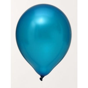 Latexballon - Blau Metallic - Ø 28 cm
