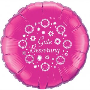 Ballon Gute Besserung pink