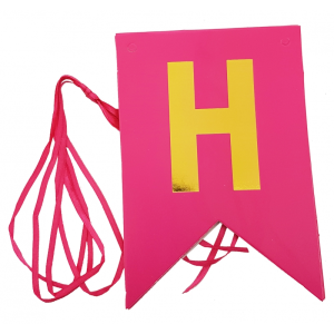 Wimpelgirlande - Happy Birthday Pink - 1,75m x 15cm