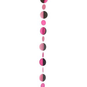 Ballon Tails, Pink-Black-Punkte, 1,25m