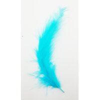 Schmuckfedern hellblaue (100)