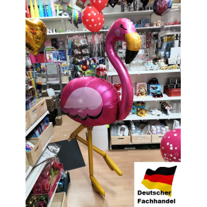 Folienballon - Airwalker Flamingo III - XXXL - 172 cm /...