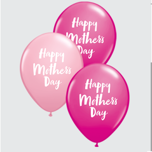 Latexballon - Motiv Happy Mother Day - weiße...