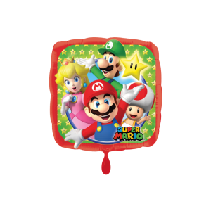 Folienballon - Motiv Mario Bros - S - 45cm/0,02m³