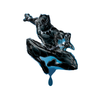 Folienballon - Figur Avengers Black Panther - XXL - 81cm/0,09m³