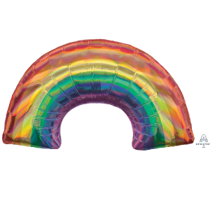 Folienballon - Rainbow Iridescent - XXL - 86 cm / 0,07...