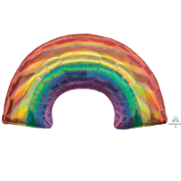 Folienballon - Rainbow Iridescent - XXL - 86 cm / 0,07 m³
