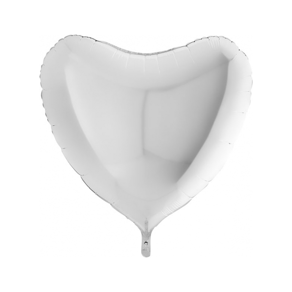 Ballon XXXL Herz Weiß