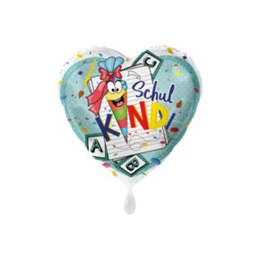 Ballon Endlich Schulkind - S/Folie - 45cm/0,02m³