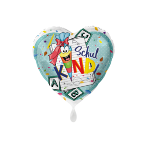 Folienballon - Motiv Endlich Schulkind - S - 45 cm / 0,02...