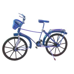 Fahrrad mit Korb 19 x 11,5cm