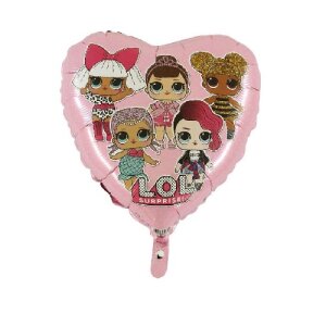Folienballon - Motiv LOL Surprise Rose - S - 45 cm / 0,02...