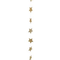 Girlande Sterne gold - 1,5 m