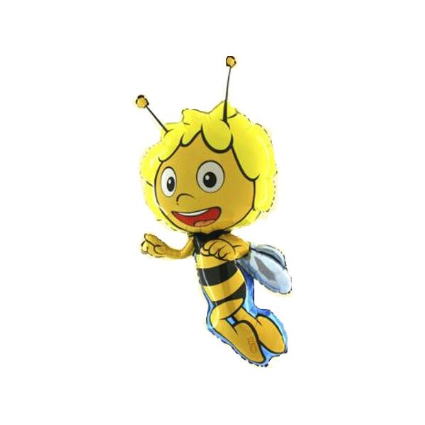 Folienballon - Figur Biene Maja - XL - 95 cm / 0,08 m³