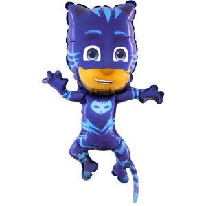 Folienballon - Figur PJM Cat Boy - XXL - 92 cm / 0,08...