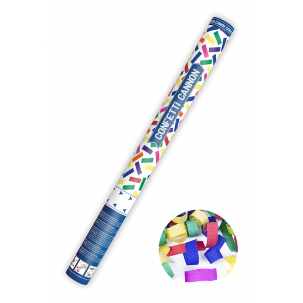 Konfettikanone Papier Streifen Bunt XL 60 cm
