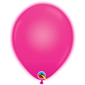 LED Ballons Pink/Magenta Ø 25 cm (4)
