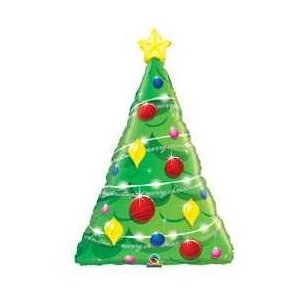 Folienballon - Figur Tannenbaum - XXL - 99 cm / 0,09 m&sup3;