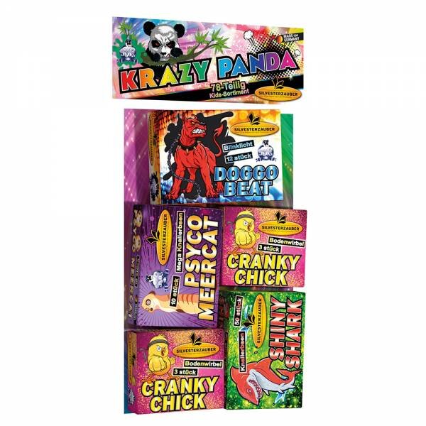 Krazy Panda 78 Teile  Kat. F1