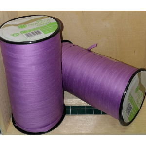 Kräuselband aus Baumwolle lila 5mm x 100m
