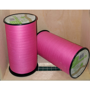 Kräuselband aus Baumwolle pink 5mm x 100m