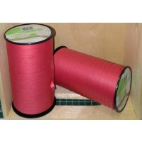 Kräuselband aus Baumwolle rot 5mm x 100m