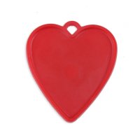 Ballongewicht - Platte Herz rot - 10g