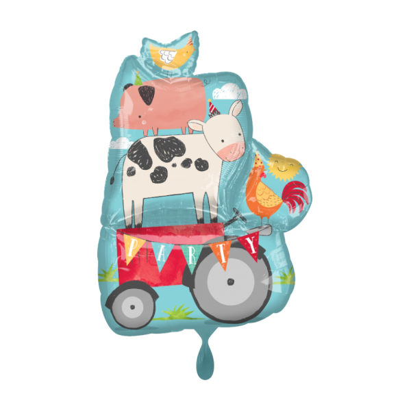 Folienballon - Figur Bauernhof - XXL - 83 cm / 0,07 m³