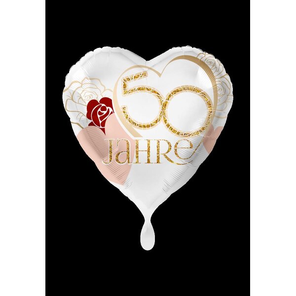 Ballon 50 Jahre Herzform