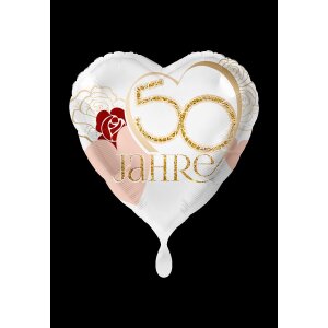 Ballon 50 Jahre Herzform