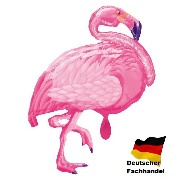 Ballon Flamingo Beach - XXL/Folie - 69 x 89cm /0,07m³