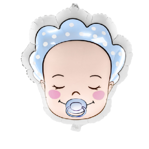Folienballon - Figur Baby Boy - S - 45 cm / 0,02 m&sup3;