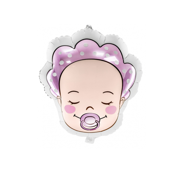Folienballon - Figur Baby Girl - S - 45 cm / 0,02 m³