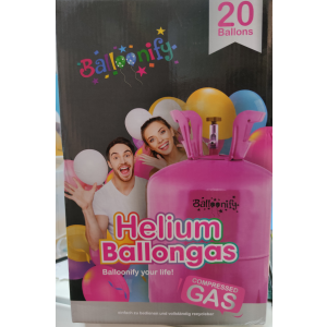 Ballongas f&uuml;r ca 20 Ballons