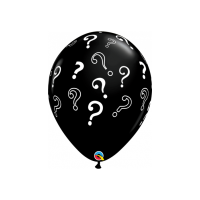 Latexballon - Motiv ??? schwarz - XL/Latex - 40cm/0,04m³